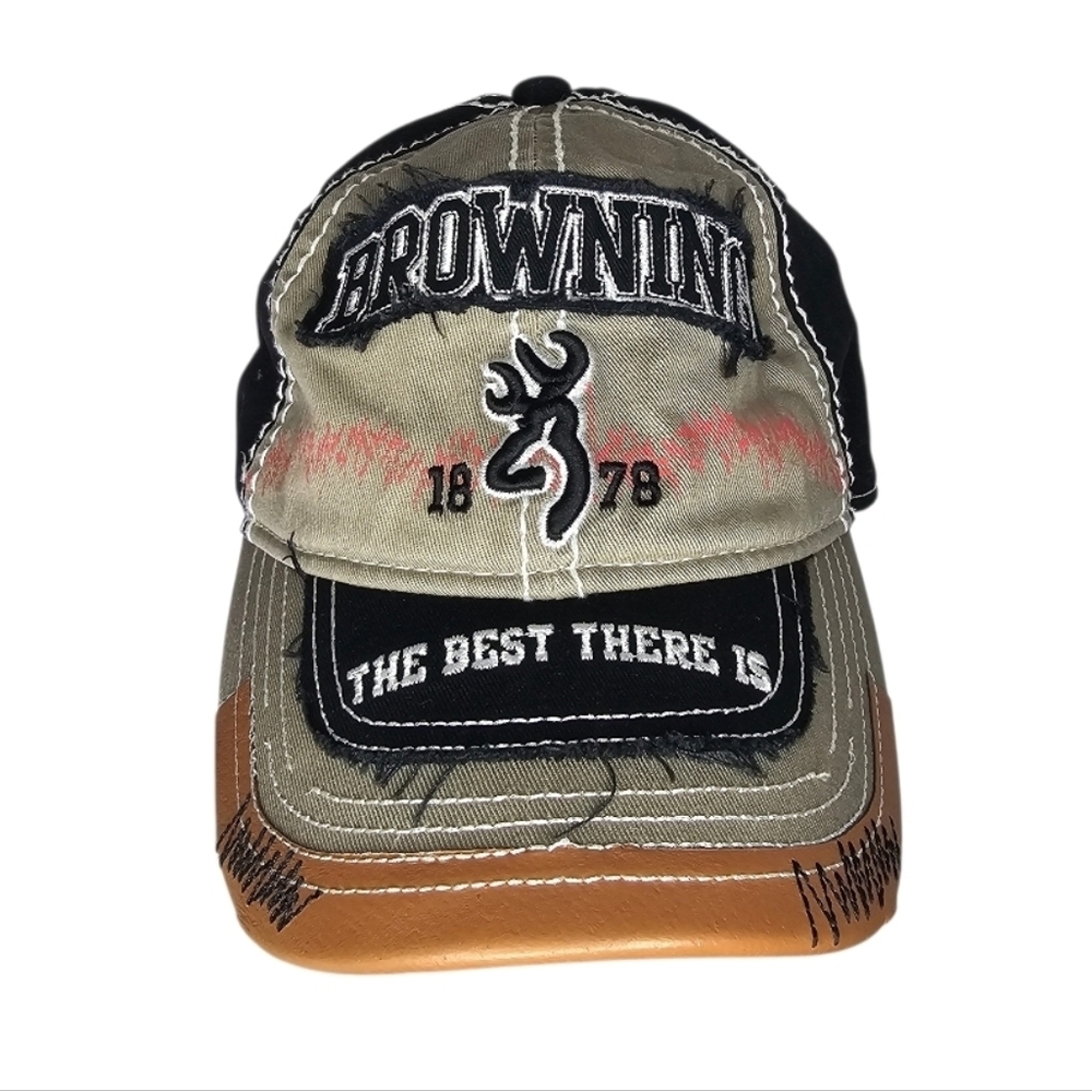 Browning Distressed Baseball Hat